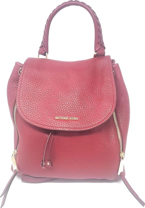 michael kors viv large pebbled leather backpack